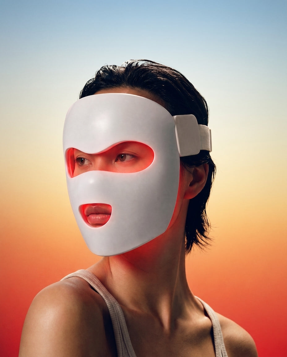 Skin-tracking LED Mask